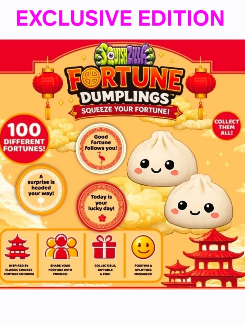 Fun Doh™ SquishZilla™ Fortune Cookie Dumpling Toy